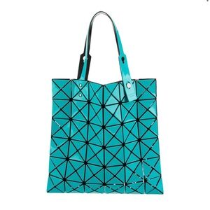 Bao Issey Miyake Geometric Blue Turquoise Tote Bag